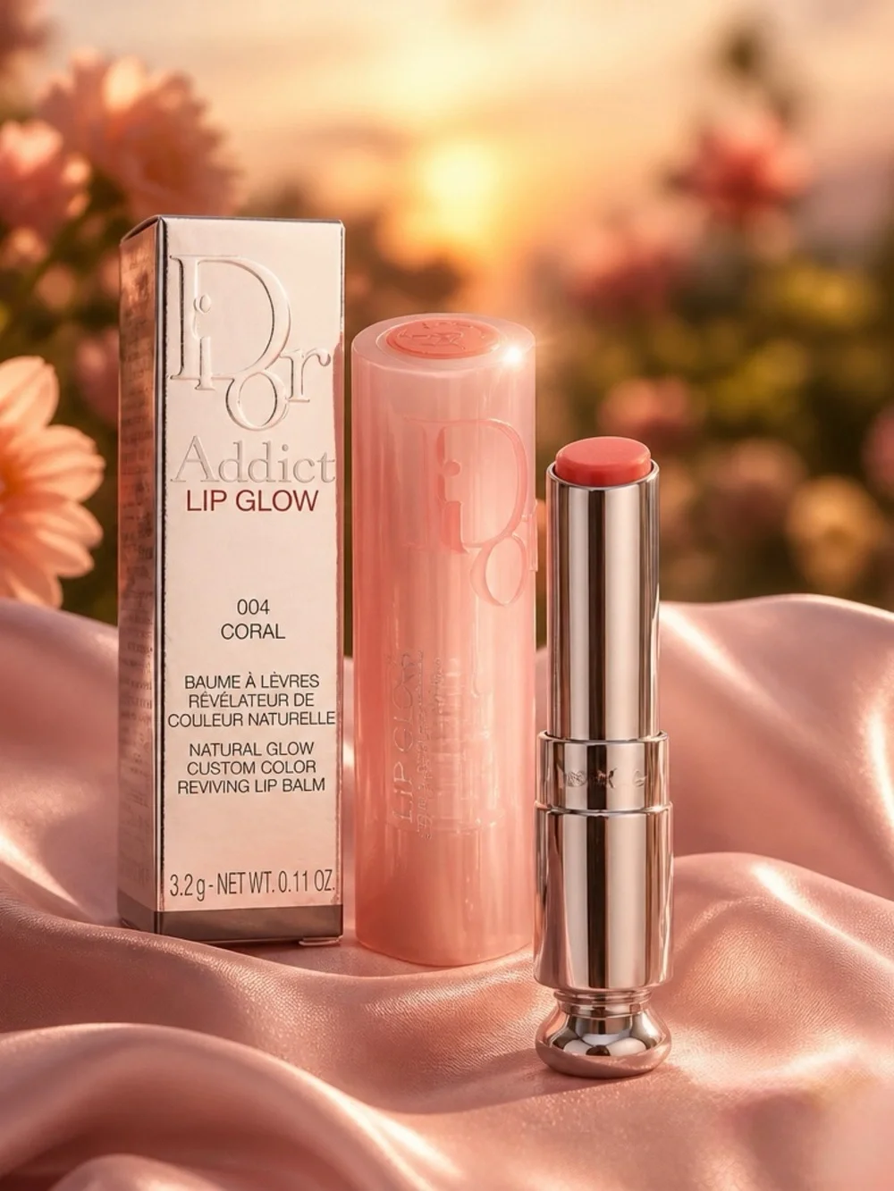 Dior Lip Glow Balm — Coral Shade (004)